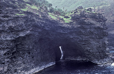 exterior view of Waihuakua Cave